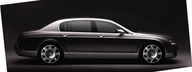 Bentley собирается представить в Женеве роскошный лимузин Continental Flying Spur