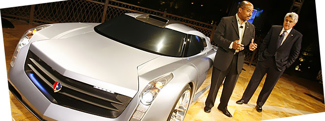 Джей Лено представил в Лас-Вегасе газотурбинный суперкар EcoJet