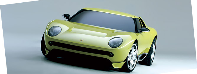 Знаменитая Lamborghini Miura в роли концепта