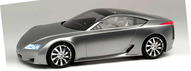Lexus представил в Детройте эксклюзивный концепт суперкара LF-A