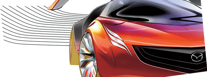 Концептуальный кар Mazda Ryuga официально представят в Детройте