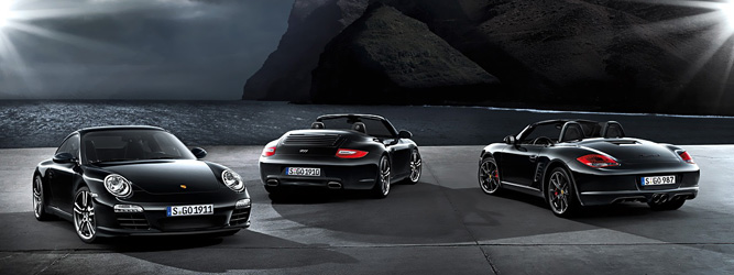 Компания Porsche покажет в Женеве ещё один чёрный эксклюзив