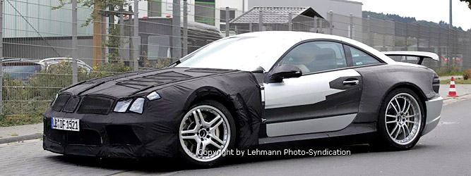 Долгожданный всеми Mercedes SL Black Series уже проходит тесты