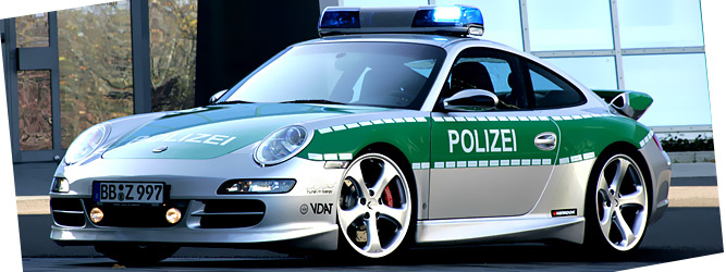 Techart представил эксклюзивный шоукар для немецкой полиции