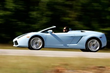 Lamborghini Gallardo Spyder в динамике